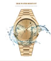 Reloj De Pulsera De Lujo Para Hombres Y Mujeres En Color Rosa Oro Con Correa De Acero Inoxidable Y Cierre De Seguridad Reloj De Moda Negra Resistente Al Agua De 40mm - details 25