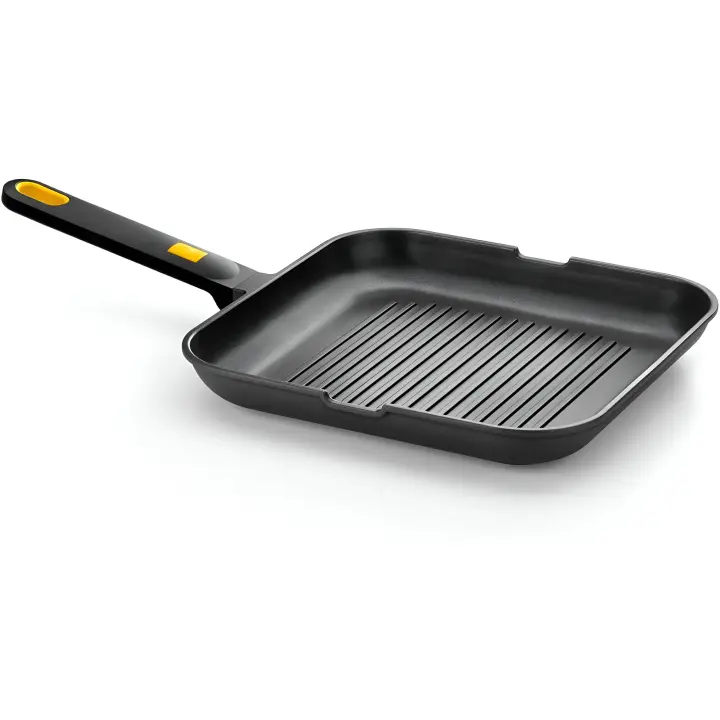 Bra Daily Pro Rayas 28cm (A122329) - Sarten Grill para Todo Tipo de Cocinas, Antiadherente - 1