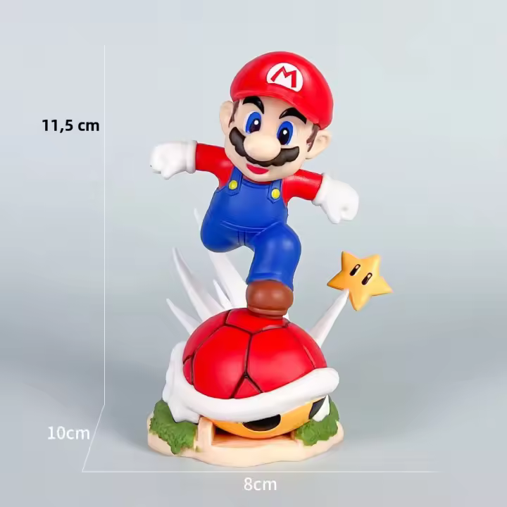 Mini Escena De Escritorio De Super Mario Anime Hecho a Mano Poké Mon Modelo Inteligente Ornamento Para Fans De Juegos De Video - 1