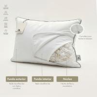 Don Algodón - Almohada Fibra y Copos Viscoelástica - Funda con Ribete Desenfundable - details 1