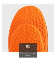 1 Par De Plantillas Deportivas Antideslizantes Con Almohadilla De Memoria Para Hombres Y Mujeres Para Zapatillas De Baloncesto Cuidado Del Pie - details 8