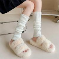 Calentadores De Pierna Para Mujer Y2K Japonés Lolita Calcetines Largos De Lana Tejidos Cubierta De Pie Guantes De Invierno Calcetines De Punto Grueso Para Otoño E Invierno - details 12