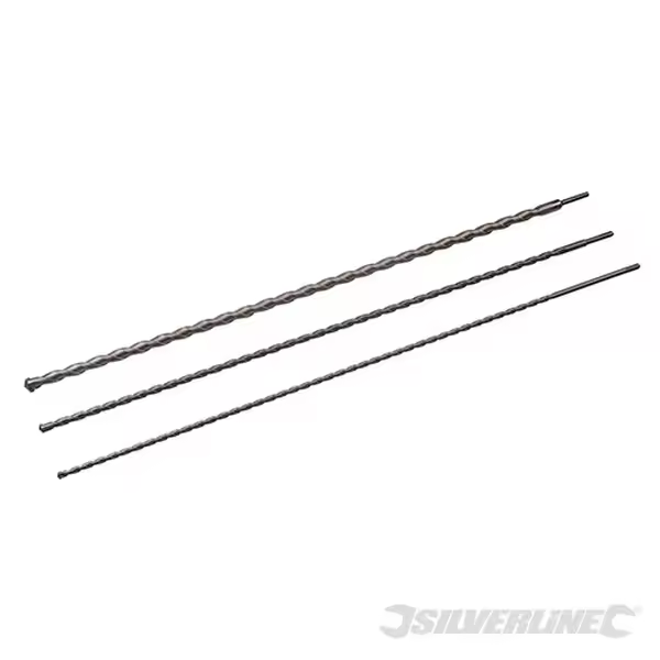 Brocas para mampostería SDS Plus. 3 pzas (1.000 mm) Silverline T0S125628 - 1
