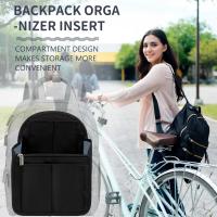 Organizador de mochila impermeable de Nailon con múltiples bolsos para Viajes y Uso Diario. ¡Práctico y funcional! - details 0