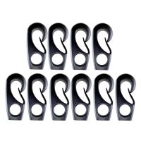 Gazechimp 10pcs Gancho De Bungee De Nylon Reutilizable Negro Para Barcos Y Kayaks Correa De Choque Con Gancho Accesorios Para Barco - details 1