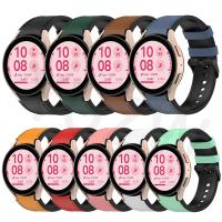 Correa De Reloj Samsung Galaxy Watch 7 6 5 4 pro Classic 47 43mm 46mm 40mm 44mm De Silicona Y Cuero Reemplazo De Pulsera Unisex - details 2