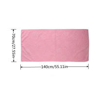 Par De Toallas De Baño Y Playa Con Estampado De Oso Emboss Suave Y Grueso Absorbente Técnica Tejida Fibra Superfina - details 0