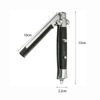 Peine De Bolsillo Automático Para Hombres Con Cuchilla De Ablación Botón De Encendido Portátil Y Duradero Herramienta De Peluquería - details 0