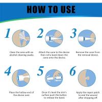 Kit removedor de etiquetas de piel para coche, dispositivo de eliminación de verrugas para cara, cuello y cuerpo, seguro, sin dolor, 2-4mm + 4-8mm - details 3