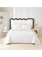 STARLEY-Colcha Bouti de verano fresca, ligera, reversible y elegante cama 90-cama 150cm,tejido 100% poliéster, relleno 100% poliéster 90 g/m2,Incluye fundas de almohada 50x70cm (Cama de 90 con 1 funda de almohada y cama de 135/150/180 con 2 fundas de almo - details 0