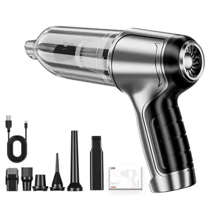 Aspirador de Mano Inalámbrico Powerful Mini 3 En 1 Antipulido Portátil Para Coche - 1