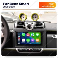 Reproductor Multimedia Android 14 Radio 2Din Stereo Para Mercedes Benz B200 Smart Fortwo 451 2006-2009 Con CarPlay Y GPS - details 1