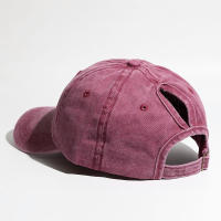 Gorro De Béisbol Para Mujer Con Gran Cola De Caballo Sombrero De Sol Para Primavera Verano Ajustable Para Correr Estilo Desordenado - details 5