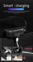 Linterna Frontal LED Con Sensor Y Batería Integrada Recargable Por USB Luz De Trabajo Super Brillante Torcha Para Exteriores Y Deportes - details 8