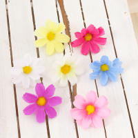 30/50Pcs Flores Artificiales Girasol En Seda Para Decoración De Fiesta Y Boda Diseño Floral Para Artesanía Y Decoración Del Hogar - details 4