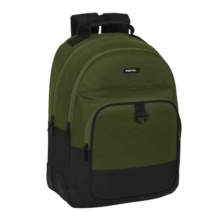 MOCHILA DOBLE ADAPT.CARRO SAFTA "DARK FOREST" - 1