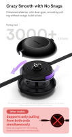 Cable De Carga Retráctil 100W/66W 3 En 1 USB Para MacBook Samsung Xiaomi Y iPhone 14 Cable Tipo C De Baseus Con Corriente Máxima De 5A Material TPE/TPU - details 5