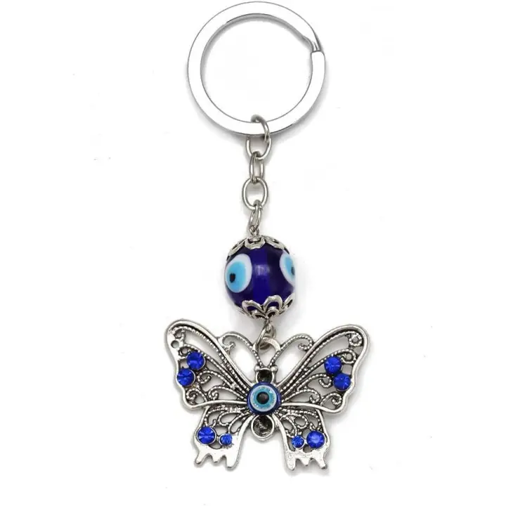 Collar de Mariposa con Cristal Brillante y Colgante de Aleación Dorada. - 1
