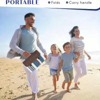 Manta De Picnic Portátil Impermeable De 60/80 Pulgadas Para Exteriores Doble Capa Ancha Antihumedad Suelo De Tenda Playa - details 7