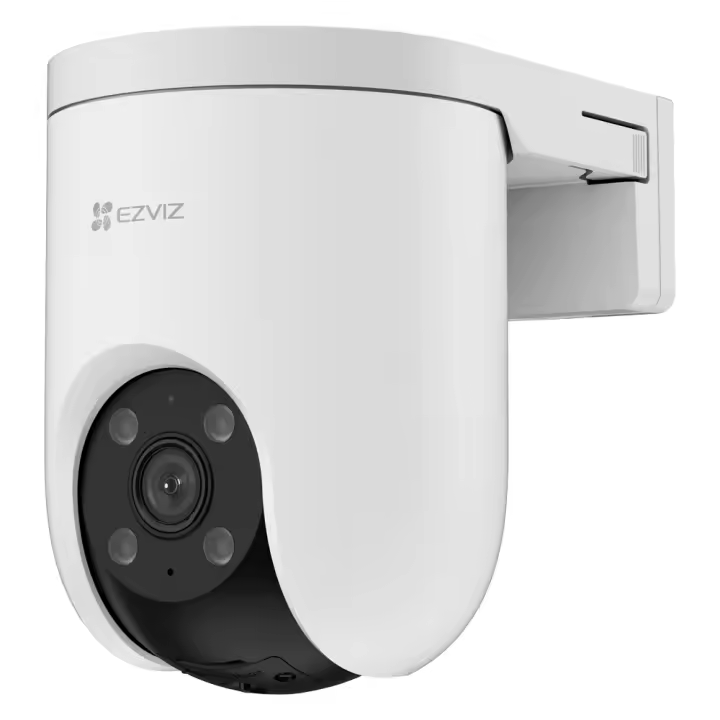 Ezviz H8C SE Cámara de vigilancia exterior Resolución 2K Cobertura panorámica de 360º Visión nocturna en color Detección de siluetas con IA Seguimiento inteligente Diseño resistente Comunicación bidireccional Vídeo H.265 Defensa activa con luz y sirena - 1
