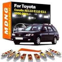 Kit De Luz LED Para Interiores De Coche MDNG 9Pcs Para Toyota Corolla AE110 E110 E11 1996-2001 Luz De Maletero Y Mapa Blanco Azul IC Con Vida Útil De 50000 Horas - details 0