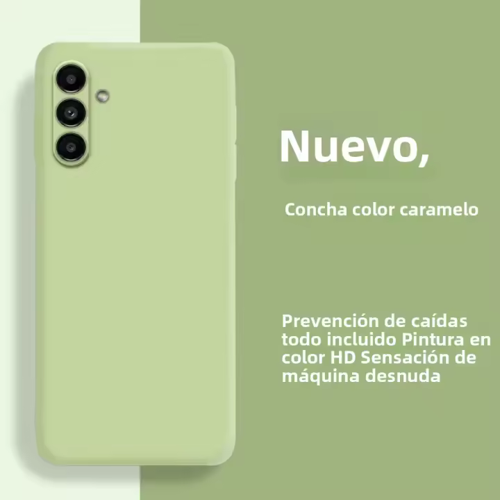 Funda Líquida De Silicona Original Para Samsung Galaxy A15 A25 A35 A55 5G A05 A05S 4G Antigolpes Resistente Al Agua Y Arañazos Con Cubierta Completa - 1