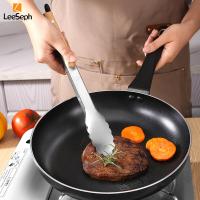 Pinzas De Alimentos Leeseph De Acero Inoxidable Para Cocina Barbacoa Y Asado Con Mango De Madera Resistentes Al Calor Y Fáciles De Limpiar Tamaño 7-16 Pulgadas - details 2