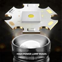 Linterna Táctica LED Más Potente Con Láser Blanco Recargable Por USB Luz De Torcha Con Zoom Y Gran Alcance Para Camping - details 4