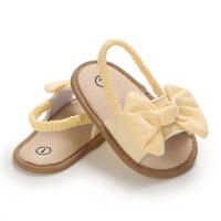 Sandalias De Verano Para Bebés Casual Y Minimalistas Zapatos Con Lazo Suelas Suaves Ligeros Para Caminar Comodidad Breathability Para Niñas - details 4