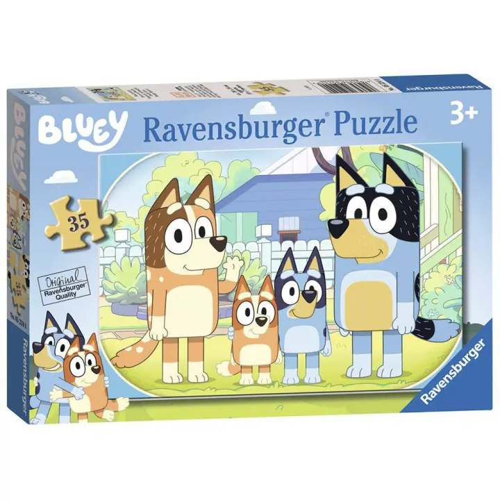 RAVENSBURGER PUZLE DE BLUEY 35 PIEZAS, 05224, TIENDA CON LICENCIA OFICIAL - 1