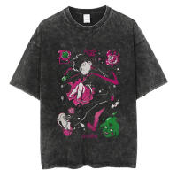 Camiseta Anime Mob Psycho 100 Para Hombres Estilo Harajuku Retro Casual Verano Manga Corta Streetwear Con Gráficos - details 1