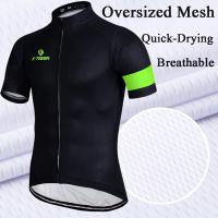 X-TIGER Camiseta De Ciclismo Para Hombre MTB Ropa De Bicicleta Verano Transpirable Secado Rápido Con Bolsillos Cierre Completo - details 0