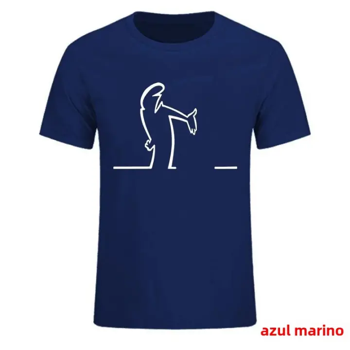 Camiseta De Verano Para Hombres Balum La Linea Gráfico Divertido Algodón Cómodo Prenda Premium Camisetas Casual Manga Corta - 1