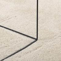 Alfombra vidaXL Beige Lana 140 x 200 cm Alfombras de área Ovalada - details 6