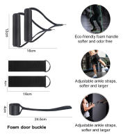 Banda De Resistencia De Fitness Multifuncional Set De 11 Piezas Cuerda De Elasticidad Para Entrenamiento De Fuerza Cinco Colores - details 3