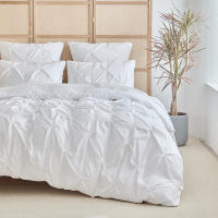 Juego De Cubierta De Cama 3pcs Diseño De Torcimiento Artesanal Sencilla Y Superior Materiales Suaves Y Cómodos Adecuado Para Habitación De Hombres Y Mujeres Decoración De Dormitorio - details 1