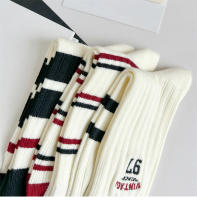 Calcetines De Moda Para Mujer Nuevo Otoño Casuales Transpirables Estampados Mixtos Bordados Algodón Poliéster Spandex Alta Calidad Tendencias Calcetines De Pies Altos - details 6