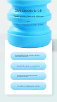Botella De Agua Plegable Y Reutilizable BPA Free En Silicona Para Expediciones Al Aire Libre Y Senderismo Viaje Portátil - details 5