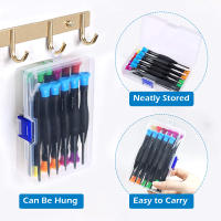 Juego De Destornilladores Magnéticos Mini 25Pcs Antideslizantes Con Mango Cabezas Métricas Pentagonales Torx Plano Cruzado Y Multifuncional De Acero Cromo-vanadio - details 7