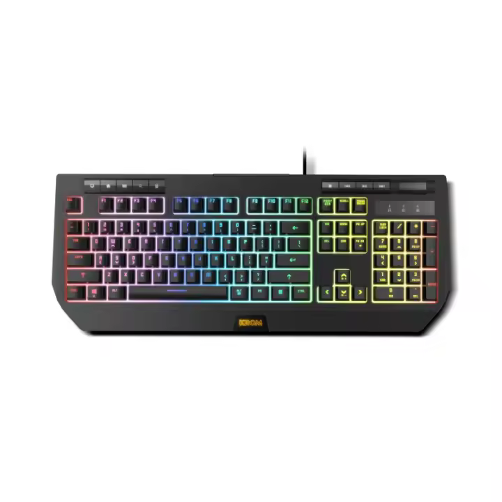 Krom - Kuma teclado Juego USB QWERTY Negro NXKROMKUMA - 1