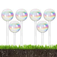 Bulbos De Rociado Automático Para Plantas Vidrio Rainbow Gradient Color Transparente Herramienta De Riego De Maceta Self Watering - details 9