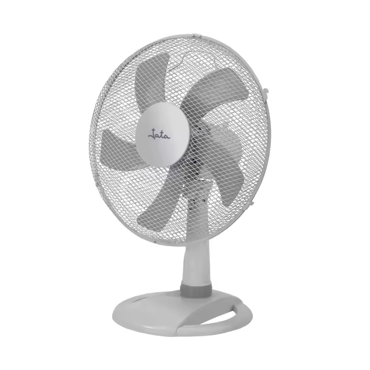Jata Ventilador de Mesa Portátil, Oscilante, Silencioso, Bajo Consumo, 3 velocidades, Diámetro 43 cm, 5 Asas, 50 W - JVVM3027 - 1