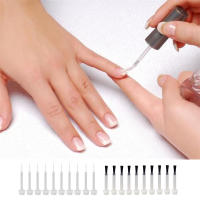 Kit De 25 Pinceles De Uñas Desechables Con Cabezales Y Mango Reemplazo Para Esmalte De Uñas Y Polvo De Acrílico Herramientas De Manicura - details 5