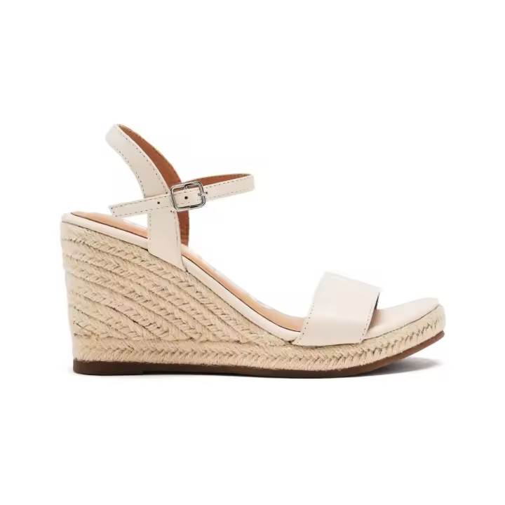 Sandalias plataforma mujer GIOSEPPO 71700 OFF SANDALIA CUÑA YUTE OFF-WHITE 35773 25V - 1