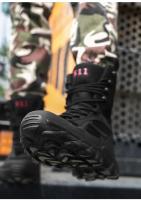 Botas De Motocicleta Para Hombres Botas Tácticas Botas De Desierto Para Fuerza Especial Botas De Senderismo Al Aire Libre Zapatos De Seguridad De Tobillo - details 22
