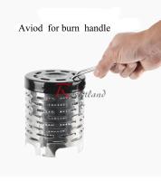 Mini Estufa De Gas Portátil Para Camping Resistente Al Desgaste Acero Inoxidable Cubierta Calentadora Para Exteriores - details 8