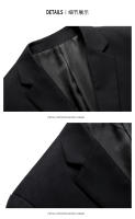 Traje De Dos Piezas Para Hombre Corte Ajustado 2024 Alta Calidad Traje Formal Profesional De Negocios Con Chaqueta Y Pantalones Botón Doble - details 10