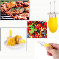 LMETJMA 12pcs Juego De Portazúmes Para Maíz En Acero Inoxidable Herramientas Para Barbacoa Resistentes Al Calor Fácil De Limpiar Accesorios De BBQ - details 4