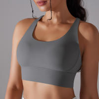 Sujetador Deportivo Para Mujer Alta Soporte Impacto Yoga Running Quick Dry Top Deporte Gimnasio Padded Bralette Sexy - details 55
