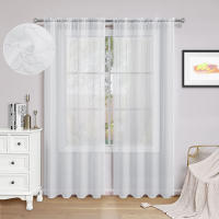 Cortina De Pared Morocana Dorada Y Blanca Para Decoración De Habitaciones Y Salones Modernas Cortina Translúcida De Poliéster Sin Cierre - details 4
